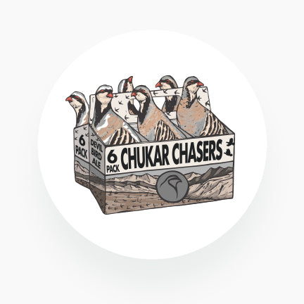 Chukar Chasers 6-PACK- Coasters (Pack of 12)