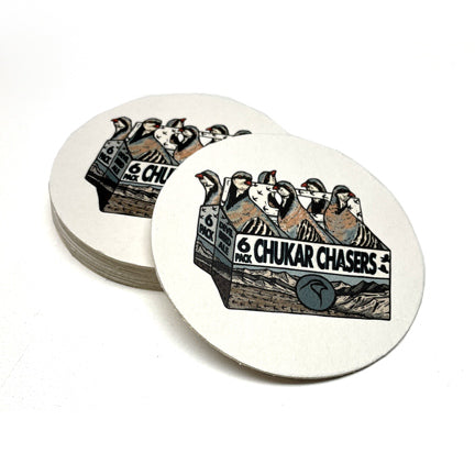 Chukar Chasers 6-PACK- Coasters (Pack of 12)