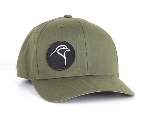 Chukar Chasers Patch - Curved Flexfit- OD Green