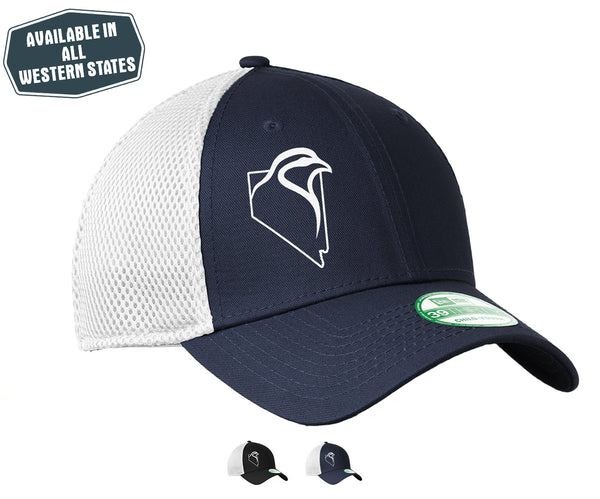 Stretch Mesh Youth Hat - White Vinyl