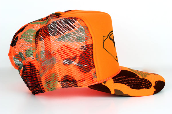 Retro Camo Snapback - Premium Poly
