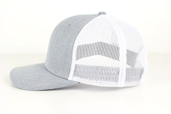 The Chukar Chasers Snapback - Heathered Grey/White