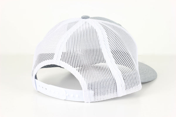 The Chukar Chasers Snapback - Heathered Grey/White