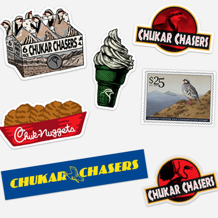 Chukar Chasers- Die Cut Decals