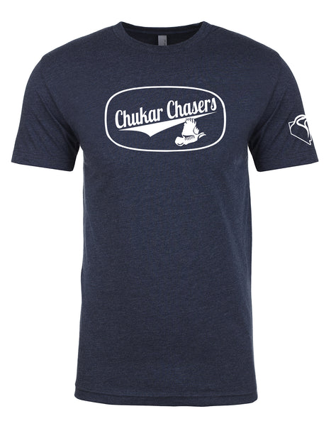 Heathered Navy-White