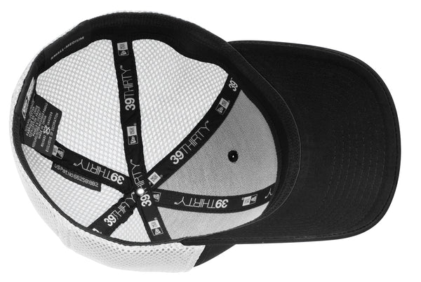 Stretch Mesh Youth Hat - White Vinyl